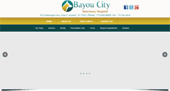 Desktop Screenshot of bayoucityvets.com